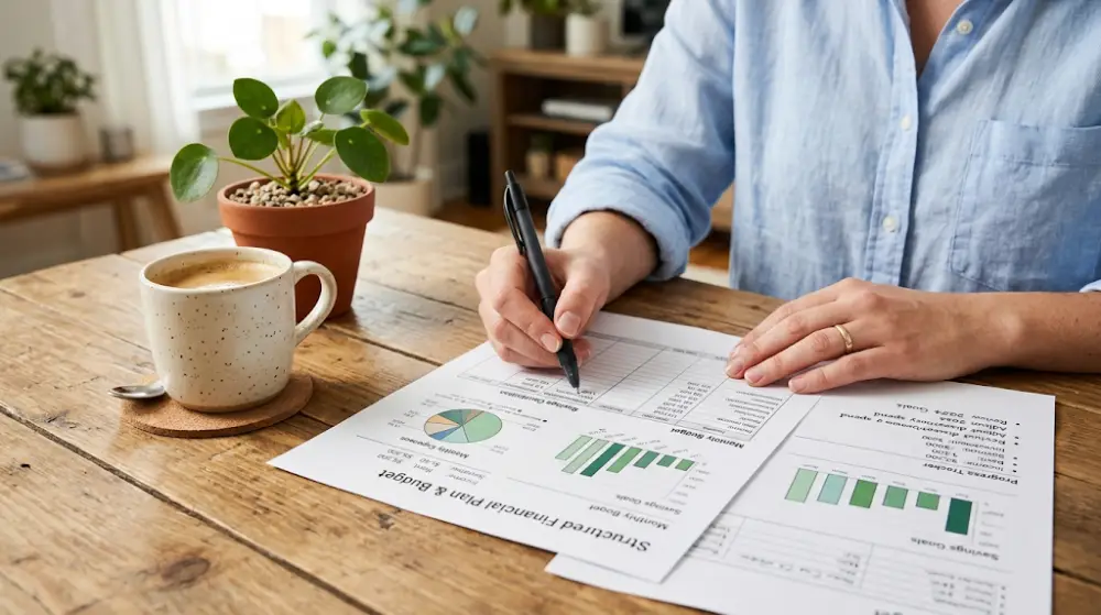 Building financial resilience and an emergency fund to support career changes.