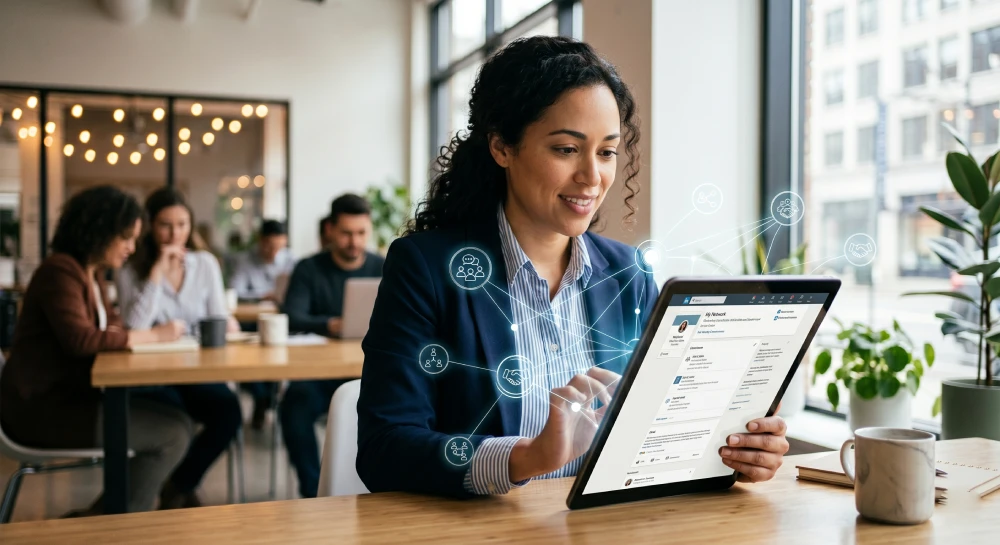 optimize LinkedIn profile Canada A strategic approach to networking and staying active on LinkedIn to boost visibility with hiring managers
